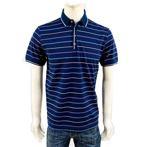 Men's Premium <b>Navy</b> <b>Blue</b> Solid Formal Slim Fit Cotton Short Sleeve for <b>Shirt</b> Anti-Wrinkle Golf Fashion Trendy Summer Wear - Product Image 1