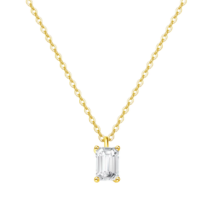 Collar de Diamantes de Oro Sólido de 18K de Lujo, Colgante de Diamantes Sintéticos Cultivados en Laboratorio para Mujer - Product Image 4