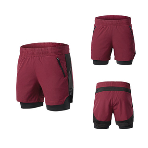 Pantalones Cortos Deportivos de Doble Capa de Alta Calidad, Lisos, para Invierno, para Hombre, a Bajo Precio, para Adultos - Product Image 5