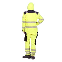 Combinaison de sécurité réfléchissante pour hommes, veste et pantalon haute visibilité, fabrication sur mesure, étiquette privée, fabricant d'usine