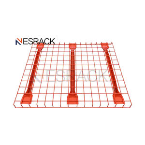 ชั้นวางสินค้าสำหรับคลังสินค้าหนัก รองรับน้ำหนัก 1000 กก. พร้อมการป้องกันการกัดกร่อนด้วยตะแกรงเหล็กสำหรับวางพาเลท - Product Image 1