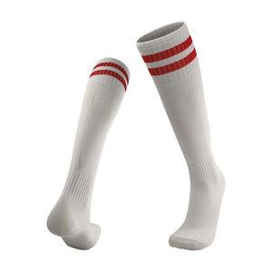 Men's <b>Knee</b> <b>High</b> <b>Socks</b> <b>White</b> Blue Striped Knitted Breathable Sports <b>Socks</b> Spring Style - Product Image 5