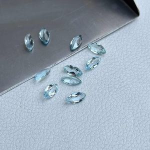 5mm 10mm aguamarina Natural facetado Marquesa corte a granel pulido piedras preciosas sueltas venta al por mayor precio de fábrica piedras Alibaba India 2025 - Product Image 3