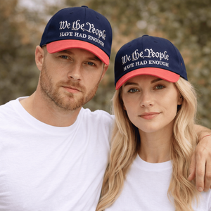 Casquette de baseball en tissu de coton à 6 panneaux, personnalisable, bicolore, avec broderie, service de maquette gratuit inclus. - Product Image 4