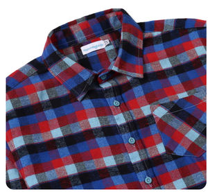 เสื้อเชิ้ตแฟลนเนลผู้ชายทรงเข้ารูป คอปกพับ ปลายเสื้อโค้ง ดีไซน์ทันสมัย สไตล์ลำลอง ผ้าฝ้าย ใส่ได้ในฤดูใบไม้ร่วง - Product Image 2