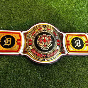 Ceinture de champion Detroit Tigers, taille adulte, modèle Legacy, fabriquée en zinc 2 mm 4 mm - Product Image 1