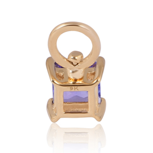 New Designer Luxury Jewellery Tanzanite <b>Pendant</b> in 9K <b>Solid</b> <b>Gold</b> for Women Everyday Wear Indian Fine Jewelry - Product Image 3