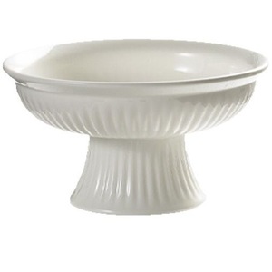 Ensemble de plats en céramique et porcelaine de luxe, style romain, avec piédestal, bol à fruits sur pied, résistant au lave-vaisselle, support créatif pour desserts/gâteaux pour mariage - Product Image 6