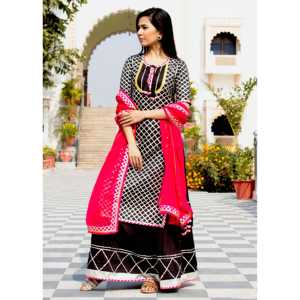 Ensemble de costume classique en satin de rayonne noir pour femmes, disponible en taille XS - Product Image 6