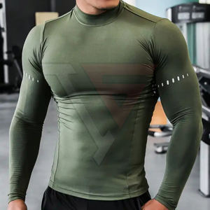 T-shirt de sport pour homme de qualité supérieure, à séchage rapide, respirant, pour la course à pied et l'entraînement - Product Image 1