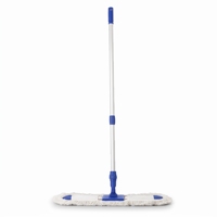 Vente en gros usine Serpillère de nettoyage en coton robuste, durable, écologique et réutilisable avec système d'essorage par basculement pour la maison