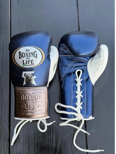 Customized Canelo No Boxing No Life Real Cowhide Leather MMA Training Boxing <b>Gloves</b> Lace-Up Wrist Support Lightweight Breathable - Product Image 3