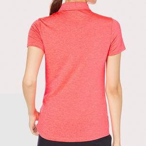 Camiseta polo de algodón de manga corta con logotipo personalizado, al por mayor, para mujer, proveedor mayorista, fabricada en fábrica. - Product Image 2