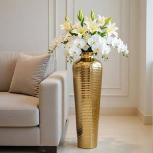 Elegante Florero de Hierro con Diseño Costero, Soporte para Arreglos Florales con Estilo para el Hogar, Sala de Estar, Oficina, Mesa, Boda - Product Image 5