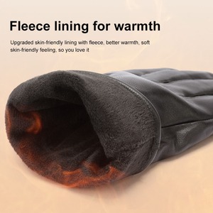 Wholesale Price Winter Wear Leather <b>Gloves</b> Customized Design In-Stock Hot Selling Leather Fashion <b>Gloves</b> - Product Image 3