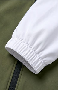 Chaqueta cortavientos con capucha para hombre/100% nailon/poliéster con cremallera completa y bolsillos laterales/Chaqueta cortavientos ligera e impermeable - Product Image 6