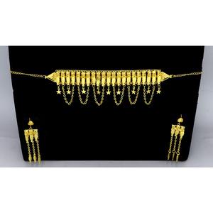 MartaSha High Quality Gold Plated Pure Brass Jewellery Set Traditional UAE Dubai Designer for <b>Weddings</b> and Parties - Product Image 2