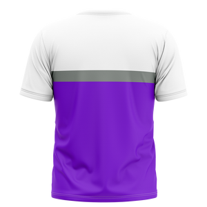 เสื้อยืดเจอร์ซีย์เรียบง่ายแบบยูนิเซ็กซ์สำหรับผู้ชาย ผ้าฝ้าย 100% พิมพ์ลายโลโก้ด้านหน้าด้วยเทคนิค Sublimation คุณภาพสูง ขายส่งเสื้อยืดผู้ชาย - Product Image 2