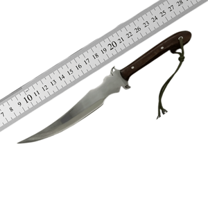 Couteau utilitaire multifonctionnel de style persan fait main, à lame fixe en acier Damas, pour la chasse, le camping en plein air, avec manche en bois - Product Image 6