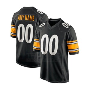 Ensemble d'uniformes de football américain unisexe pour adultes 2026, respirant, 100 % polyester, maillot à manches courtes imprimé par transfert thermique, grandes tailles - Product Image 1
