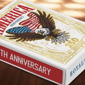 America's 250th Anniversary Celebration Custom Family-Friendly 310gsm Paper Commemorative Playing Cards - Product Image 3
