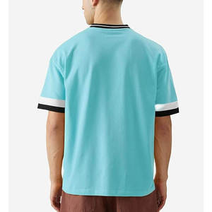 T-shirts Oversize à Prix de Gros, Impression de Logo Personnalisé, T-shirts Oversize 100% Coton, T-shirts Décontractés Vierges Grande Taille - Product Image 3