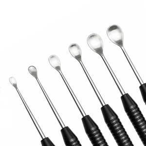 Juego de elevadores Cobb para columna vertebral, 6 piezas, instrumentos quirúrgicos ortopédicos, mango negro, kit de elevadores óseos para cirugía espinal - Product Image 4