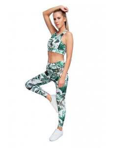 Nuevo Conjunto de Yoga de Invierno para Mujer, Ropa Deportiva sin Costuras, Bra Deportivo y Leggings Cortos, Tallas Grandes - Product Image 3