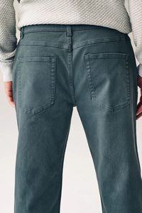Wholesale Customized Blue Straight <b>Men</b> Latest Design Export Quality Garment Dyed <b>Wide</b> <b>Leg</b> Pants Waterproof Breathable Autumn - Product Image 5