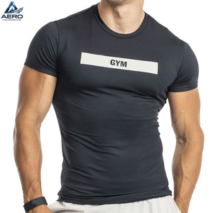 Vêtements de sport écologiques, légers, en différentes couleurs, haute qualité, prix de gros, nouveau style, t-shirts de fitness pour hommes. - Product Image 2