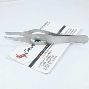 Sevetlana แหนบถอนขนคิ้วทำจากผ้าซาตินทำจากสเตนเลสสตีลสวยงามแบบอุตสาหกรรม - Product Image 6