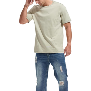 Vente en ligne - Fabricant pakistanais - T-shirt décontracté pour homme - Col rond - Manches courtes - Coupe classique - Polyester/coton - Écologique - Respirant - Product Image 3