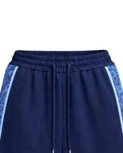 Shorts de basketball pour hommes bleu marine et bleu ciel, respirants, séchage rapide, pour entraînement sportif, gym, course à pied, athlétiques, taille élastique, OEM - Product Image 4