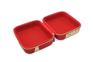 Logo personnalisé Grande mallette de rangement carrée en EVA Organisateur antichoc à la mode et élégant pour bijoux - Product Image 4