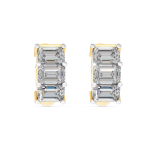 Pendientes de Oro Sólido de 14K, 9K, 10K y 18K con Diamante de Laboratorio de 10 Quilates, Certificado IGI, RJC, ODM, OEM, Fabricante de Joyería Fina Ética EA502308 - Product Image 3