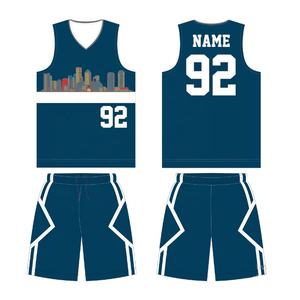 Uniforme de basket-ball de sublimation bon marché de nouveau style fait sur commande caractéristique respirable de grande taille - Product Image 6