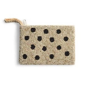 Dernier design de pochette à main brodée de perles, porte-monnaie fait main avec perles de rocaille, couleur personnalisable pour femmes par glowin fashion Enve - Product Image 2