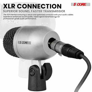 Kit de Micrófonos Profesionales de Condensador Cardioide XLR de 5 Núcleos para Conga, Snare y Tom - Product Image 6