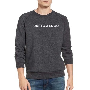 Sudadera de Hombre, Color Gris Oscuro, Manga Raglán, Cuello Redondo, Tejido de Algodón, Corte Regular, Estampado Frontal, Estilo Casual, Otoño - Product Image 5