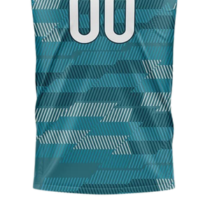 Maillot de football sans manches à capuche pour garçons 7v7, uniformes d'équipe personnalisés, motifs géométriques sublimés, nom et numéro du joueur - Product Image 5