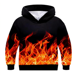 Men's Casual Street Sports Pullover Hoodie Custom Logo Full Sublimation Printing <b>Knitted</b> <b>Animal</b> <b>Pattern</b> Team Hoodies - Product Image 3