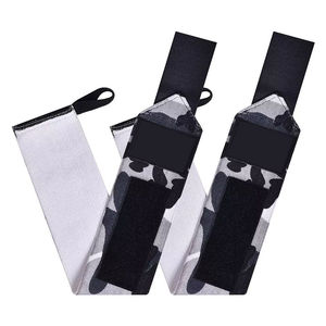 New Arrival High Quality Heavy Duty Cotton Weight Lifting Wraps for Workout Fitness Strength Training Gym Wrist Wraps OEM - Product Image 2