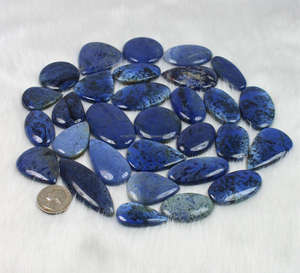 Dumortierite lote de piedras preciosas al por mayor Dumortierite cabujón para hacer colgante piedras preciosas sueltas cabujones hechos a mano para colgante - Product Image 4