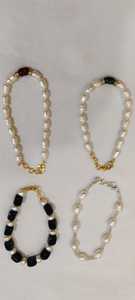 Freshwater Pearl and Natural Stone Beaded <b>Bracelets</b> Handmade Gemstone Pearl <b>Stretch</b> <b>Bracelets</b> Fashion Jewelry - Product Image 3