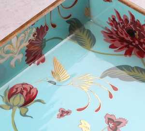 Premium Modern MDF Multifunction Serving <b>Tray</b> Handmade Decorative Lacquered Printed Design Home Kitchen Restaurant Hotel <b>Table</b> - Product Image 3