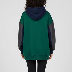 Sweat à capuche unisexe personnalisé en polaire, de luxe, épais, ample, coupe carrée et courte, pour hommes et femmes, modèle vierge - Product Image 6