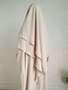 Robe Abaya pour femme, ensemble 2 pièces + Khimar long, Niqab, Ramadan, robe de prière pour femmes, robe arabe, caftan, Vestido Kaftan - Product Image 4