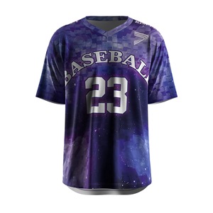 Maillot de baseball à rayures noires, uniforme d'équipe personnalisé, chemise de sport à manches courtes - Product Image 2