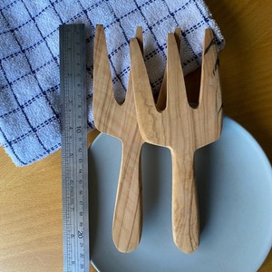 Factory Direct Supply Wood Salad Servers <b>Set</b> Eco-Friendly Dishwasher Safe For Serving Salads <b>Tools</b> - Product Image 4
