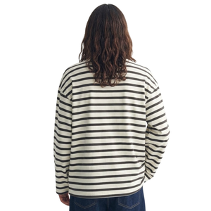 Haut en jersey à manches longues coupe oversize, respirant, style streetwear décontracté, chemise athlétique, fabricant OEM ODM sur mesure, marque privée - Product Image 2